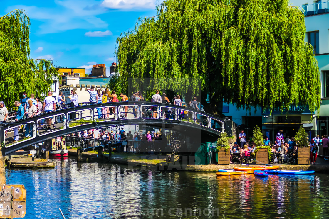 "The Camden Market Bridge" stock image