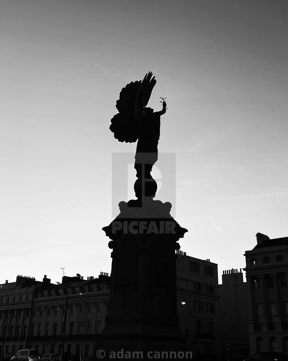 "Brighton and Hove and the Peace monument" stock image