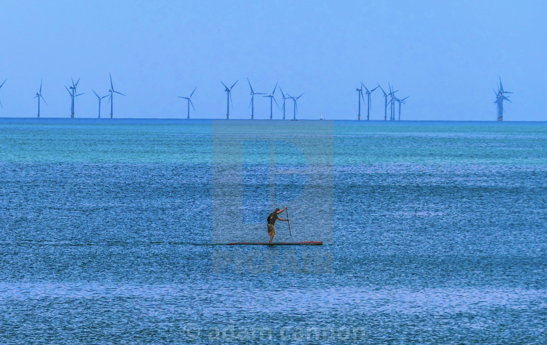 "hove paddle boarding" stock image