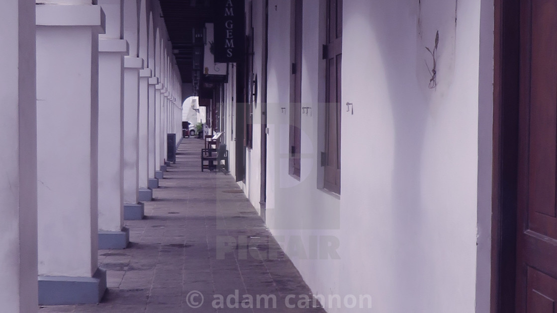 "Inside Galle fort" stock image