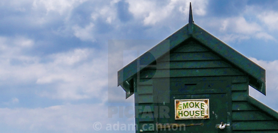 "Smoke House on Brighton Beach" stock image