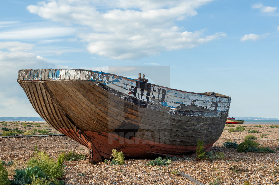 "abandoned boats" stock image