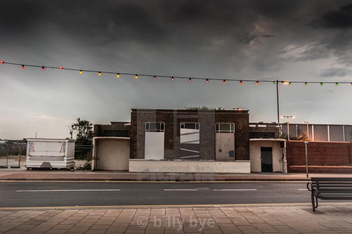 "along the prom" stock image