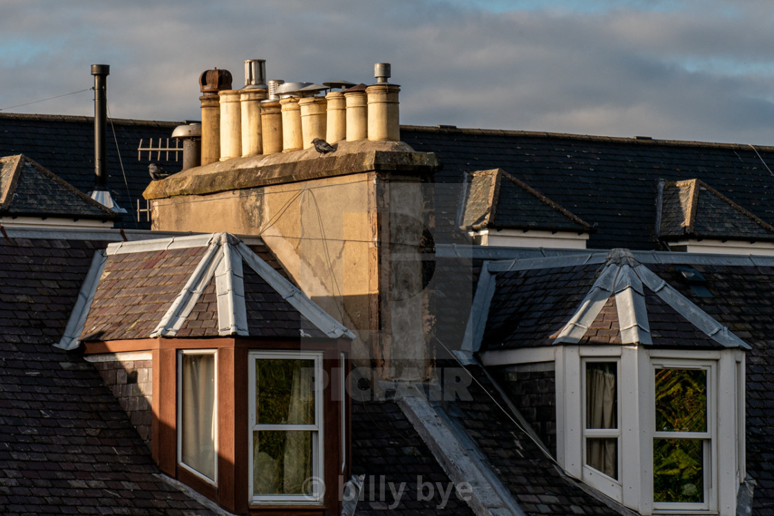 "rooflines" stock image