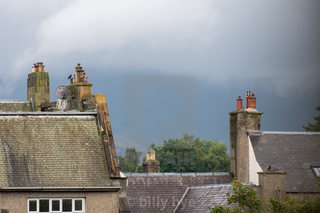 "rooflines" stock image