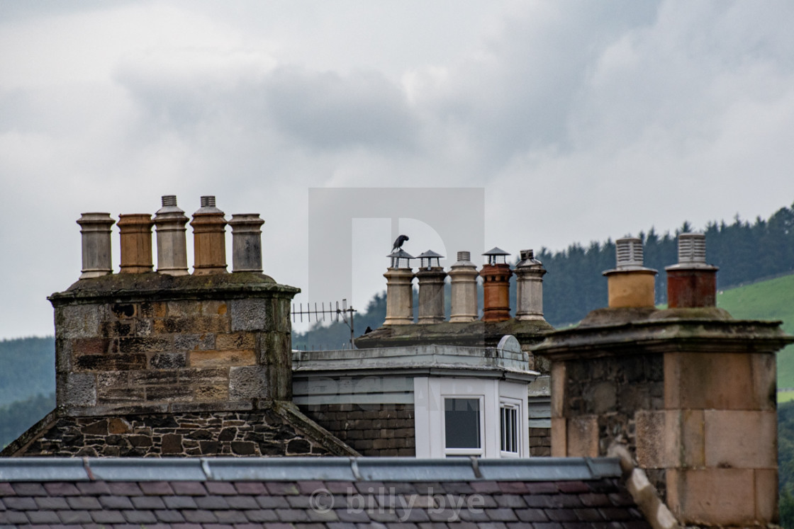 "rooflines" stock image