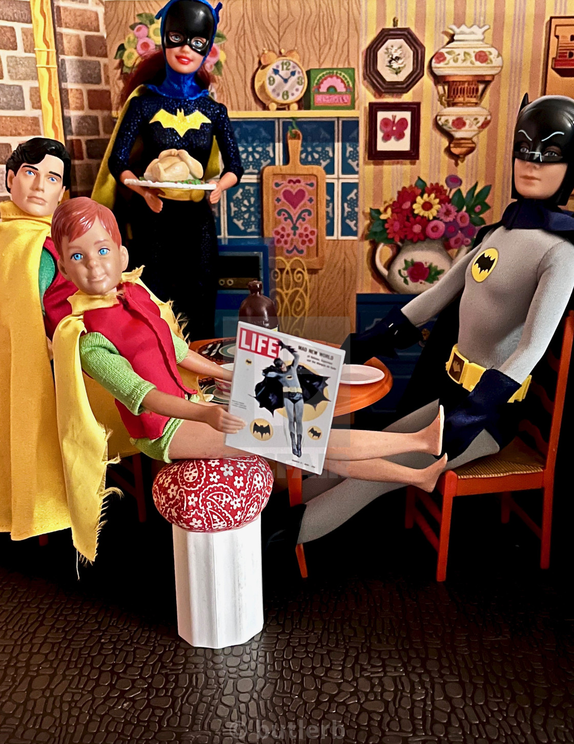 "Batman's Family" stock image