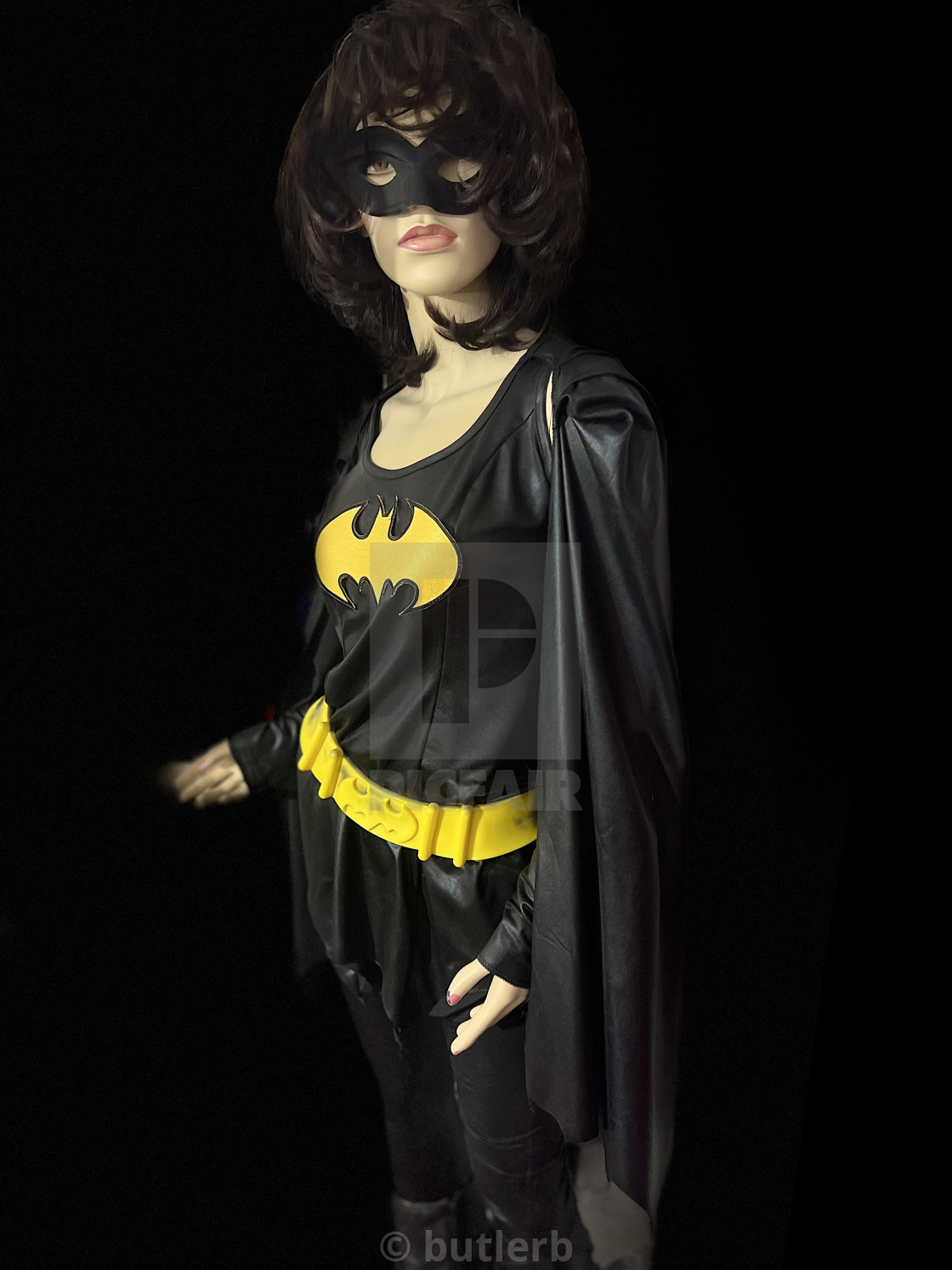 "Bat Girl" stock image