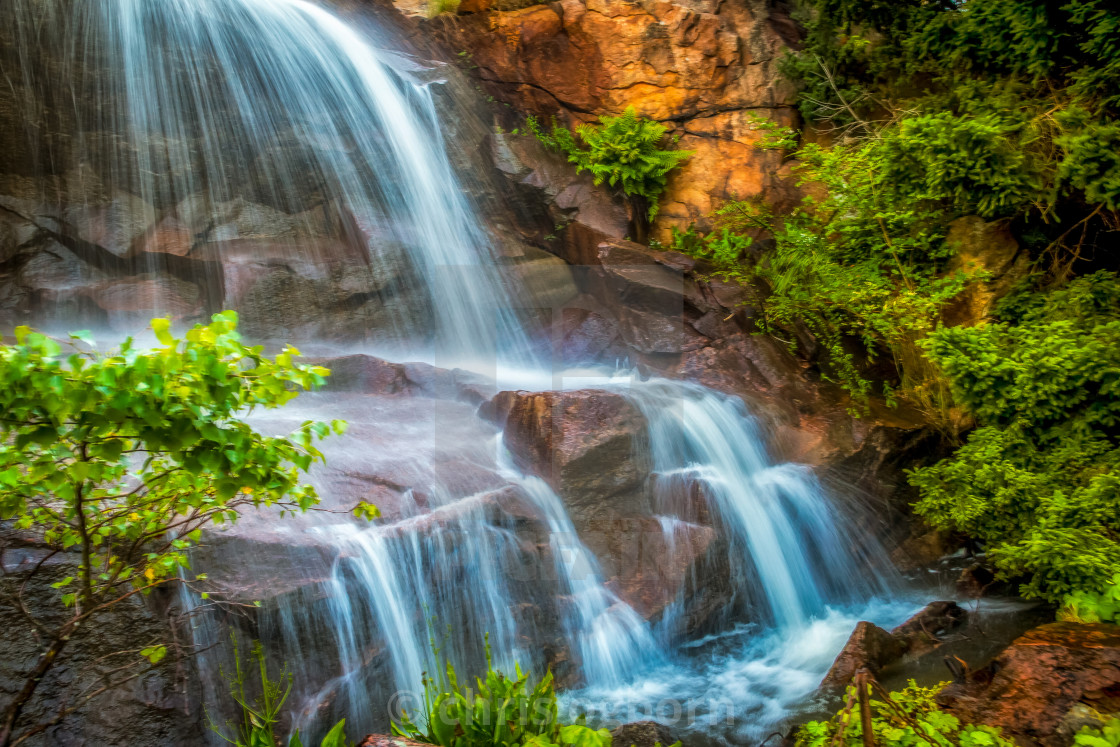 "Swedish Waterfall" stock image