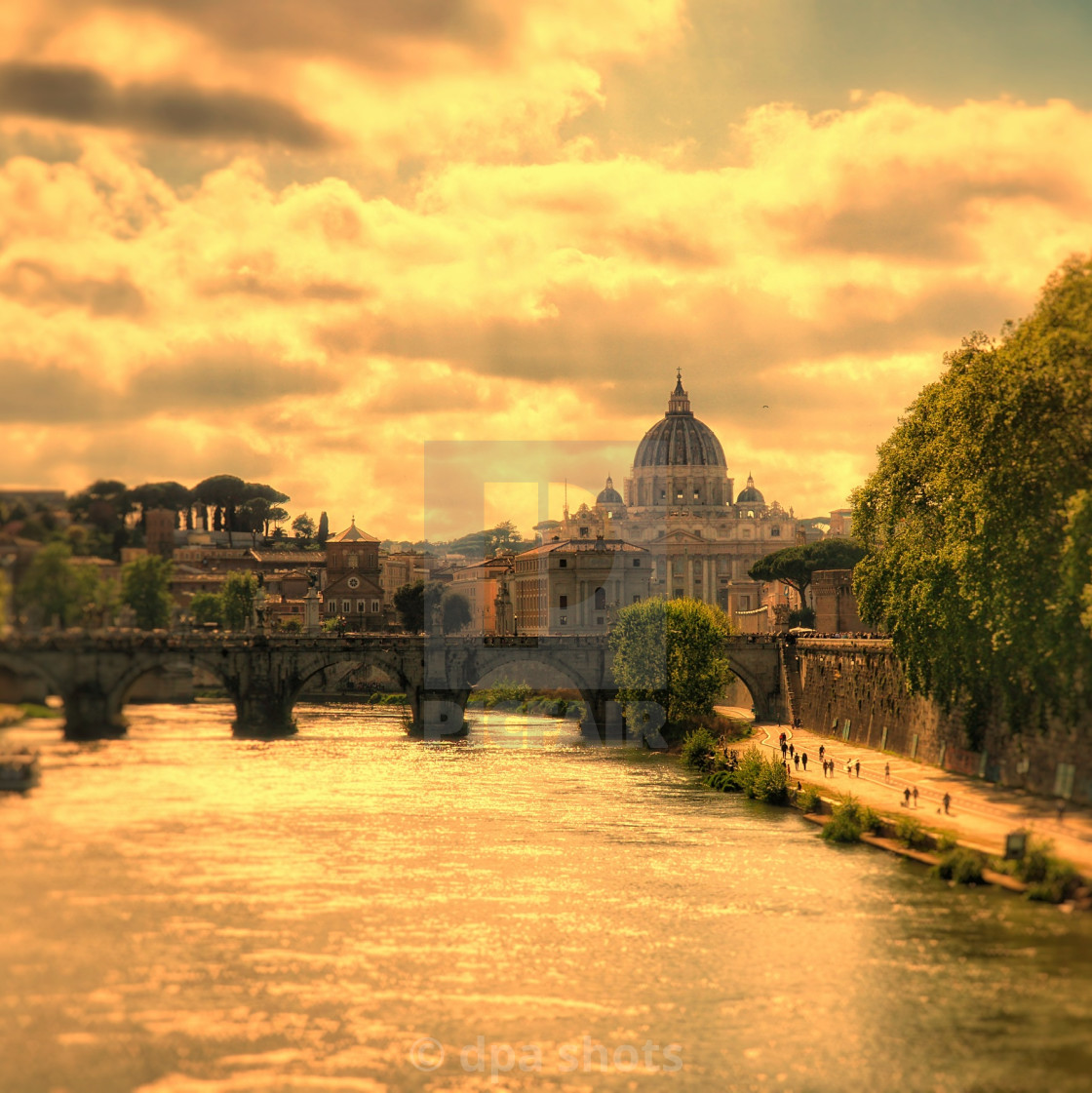 "Ponte Sant Angelo" stock image