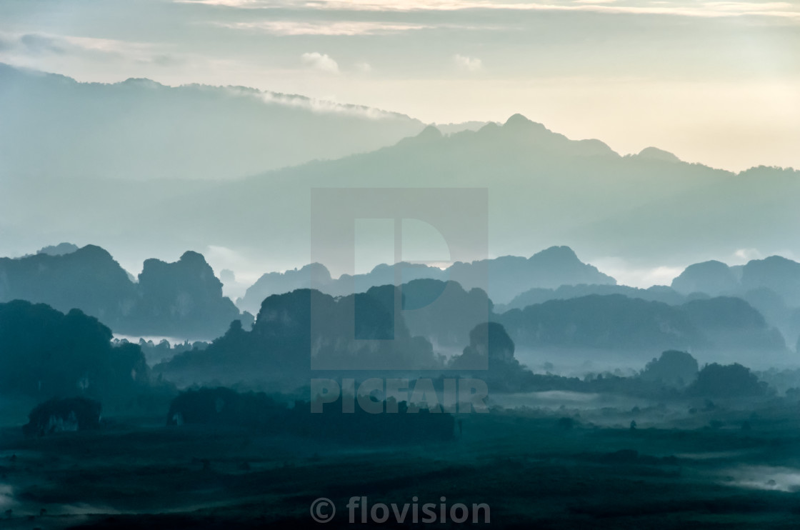 "Krabi sunrise, Thailand" stock image