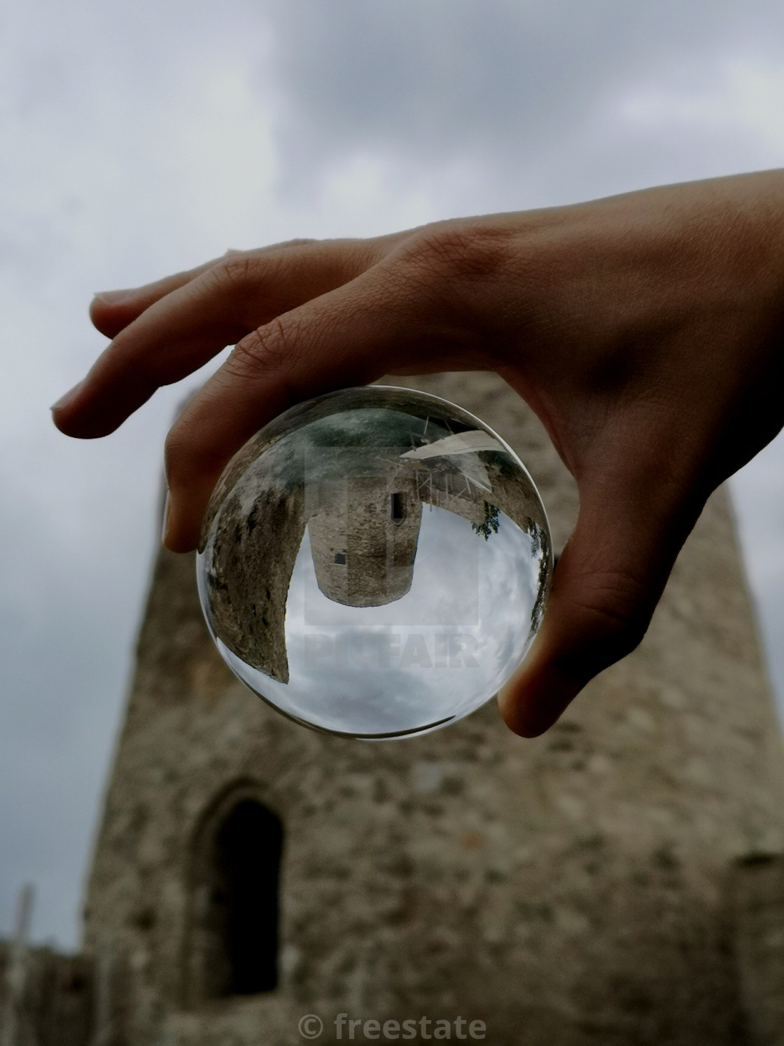 "lensball tower" by freestate - $1.52 "lensball tower" stock image