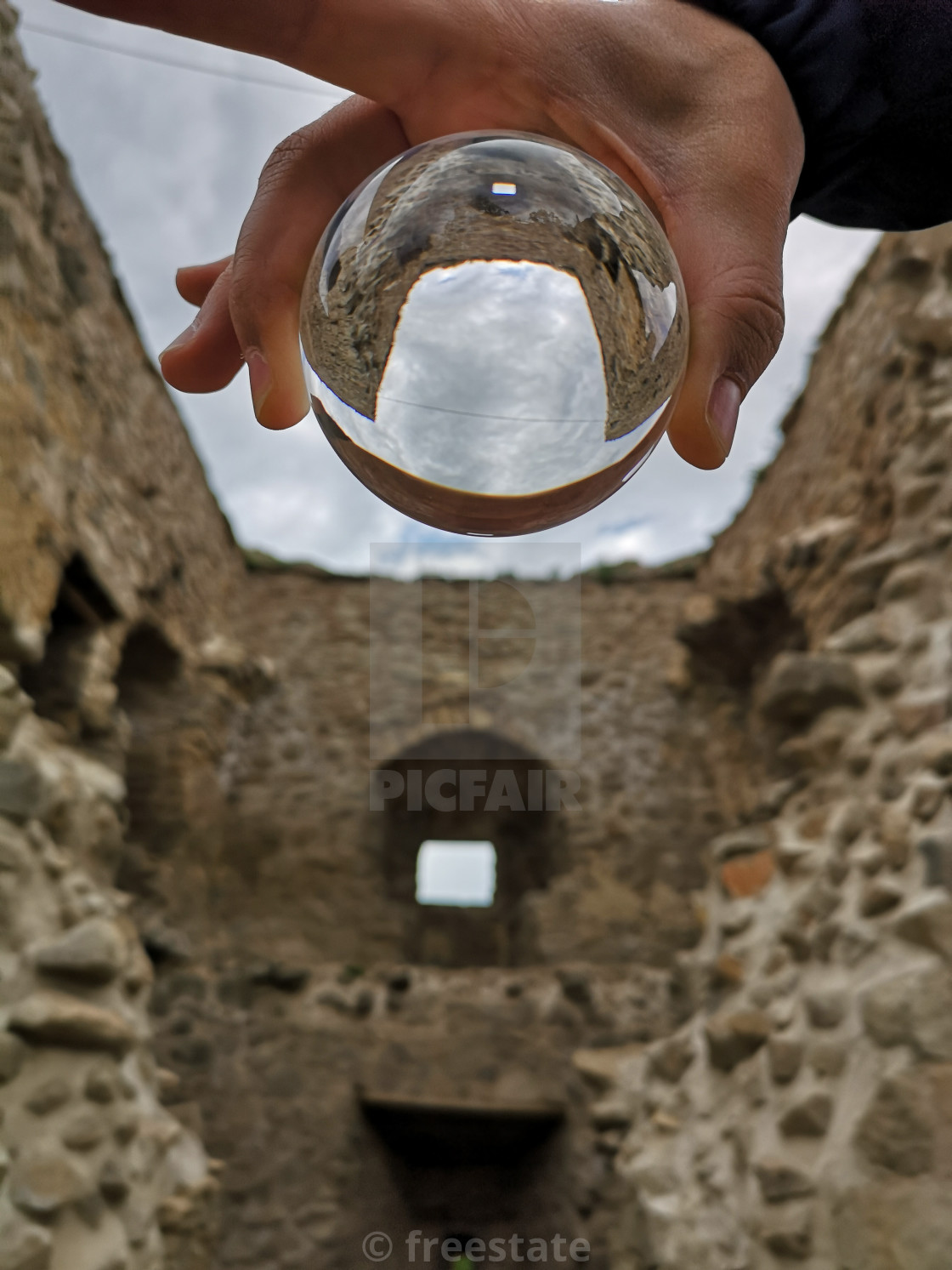 "lensball tower" by freestate - $1.52 "lensball tower" stock image