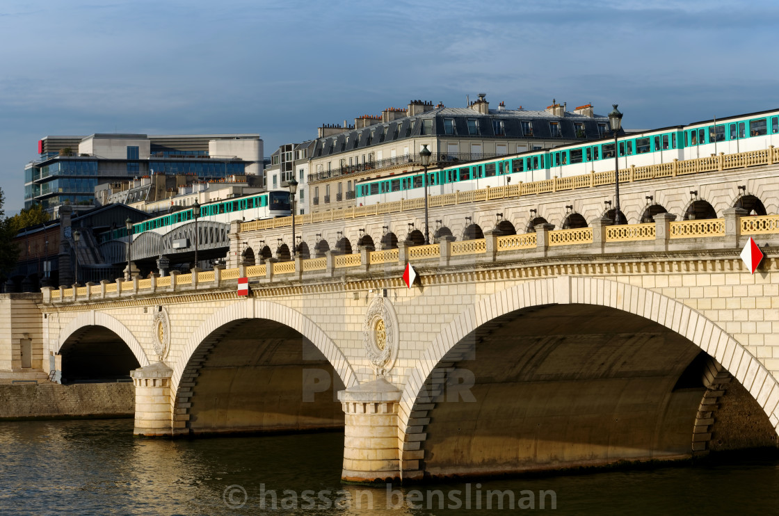 "Bercy bridge" stock image