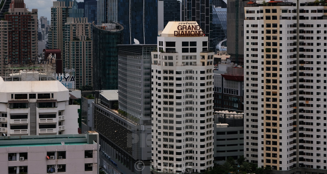 "Modern buildings in Bangkok" stock image