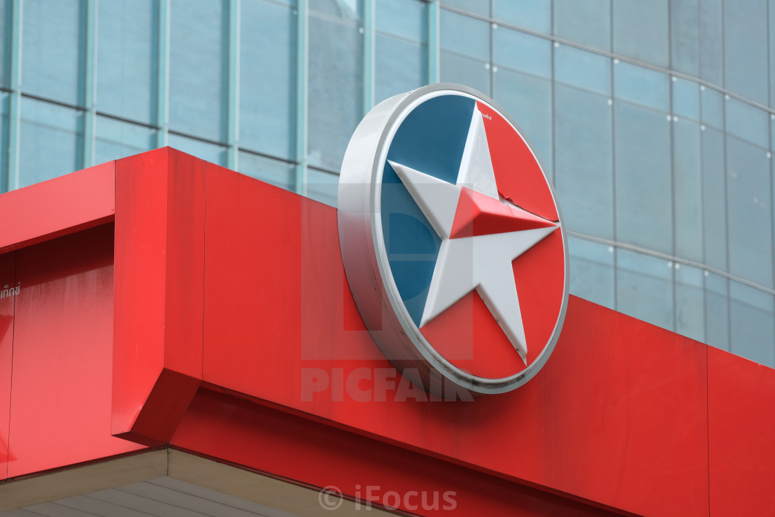 "Petroleum brand Caltex logo" stock image