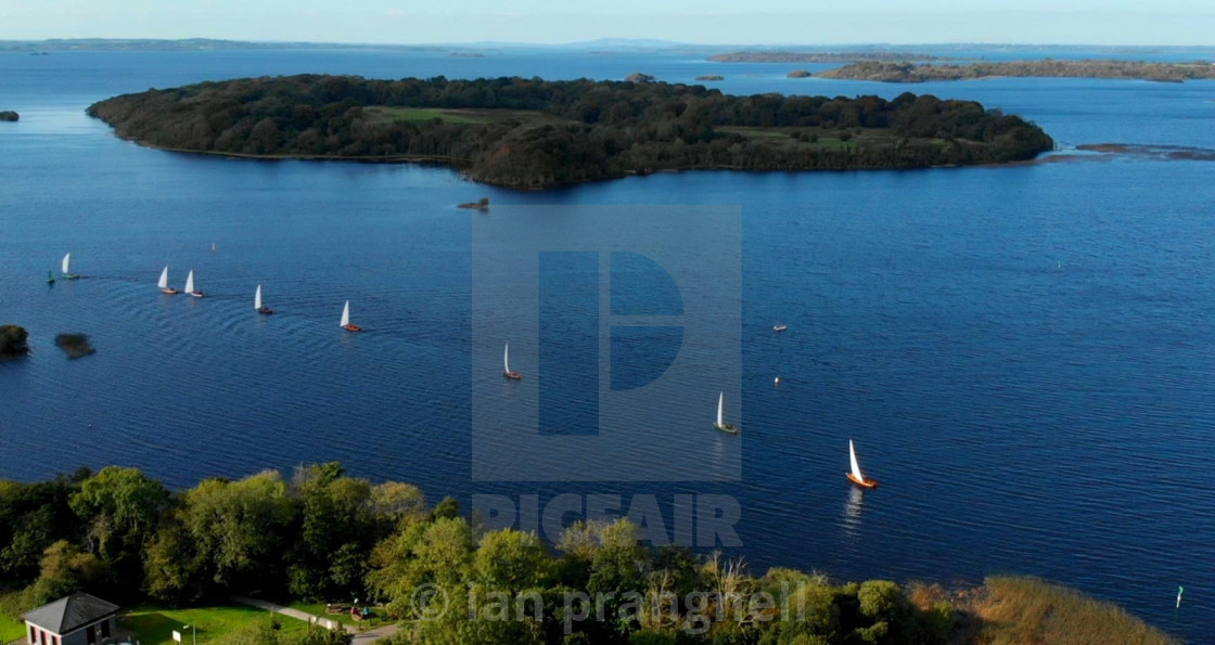"Sailing Boats on the River Shannon and Lough Ree" by ian prangnell - £20.00 "Sailing Boats on the River Shannon and Lough Ree" stock image