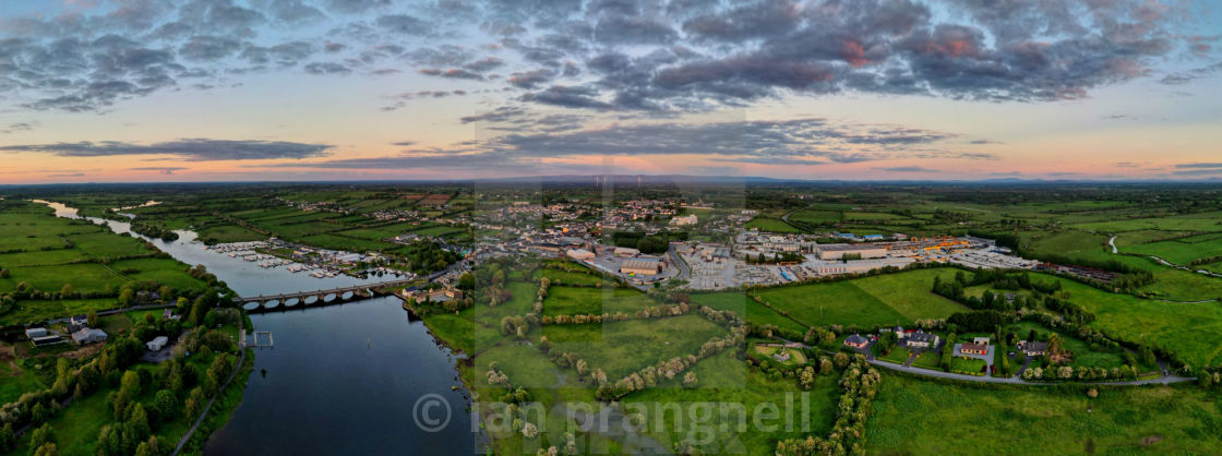 "Banagher Co Offaly With River Shannon" by ian prangnell - £20.00 "Banagher Co Offaly With River Shannon" stock image
