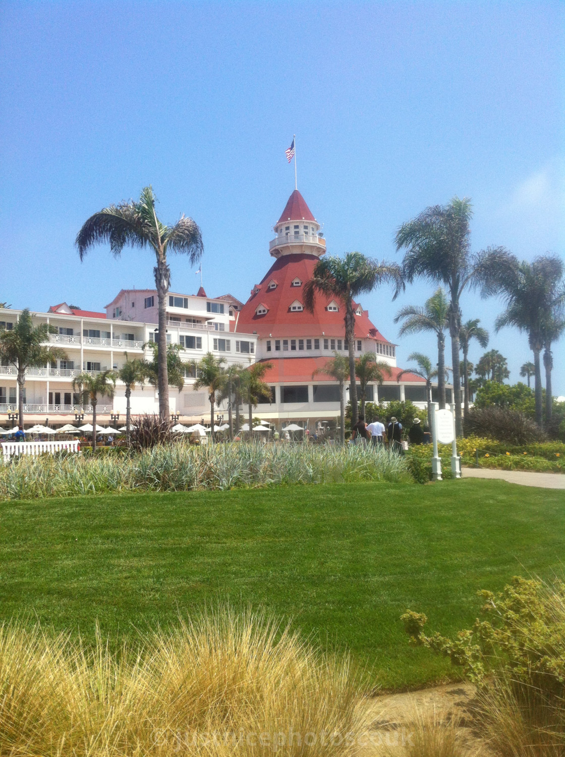 "Large Hotel - Coronado San Diego California" stock image