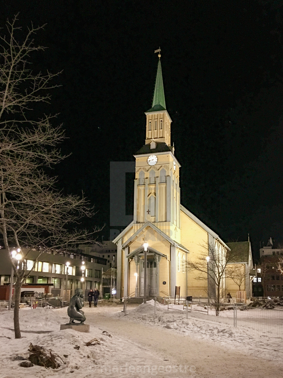 "Northern Norway, Tromsø city by night" by - $10.07 "Northern Norway, Tromsø city by night" stock image