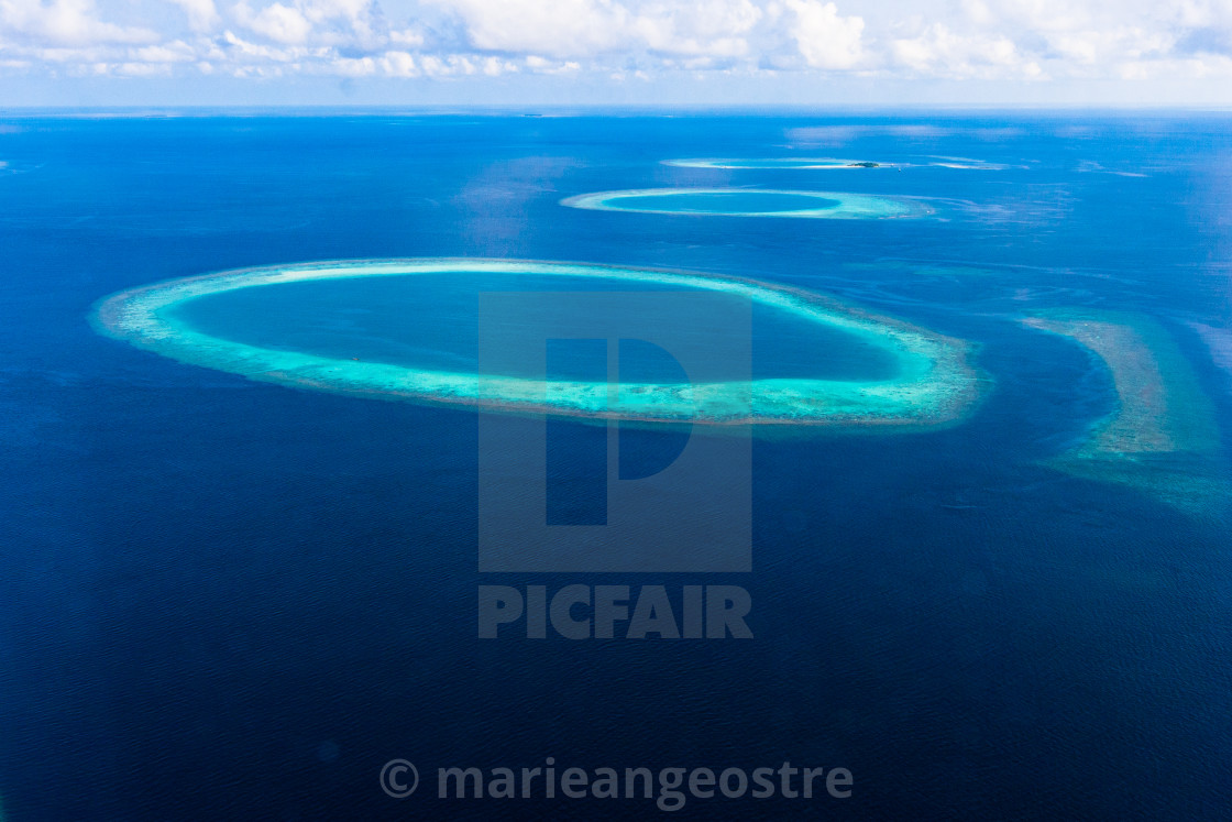 "Maldives, atolls" by - $13.80 "Maldives, atolls" stock image