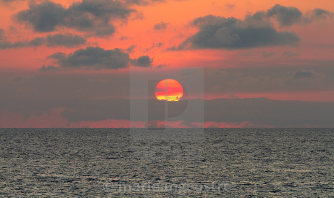 "Mauritius island, sunset" by - $6.27 "Mauritius island, sunset" stock image