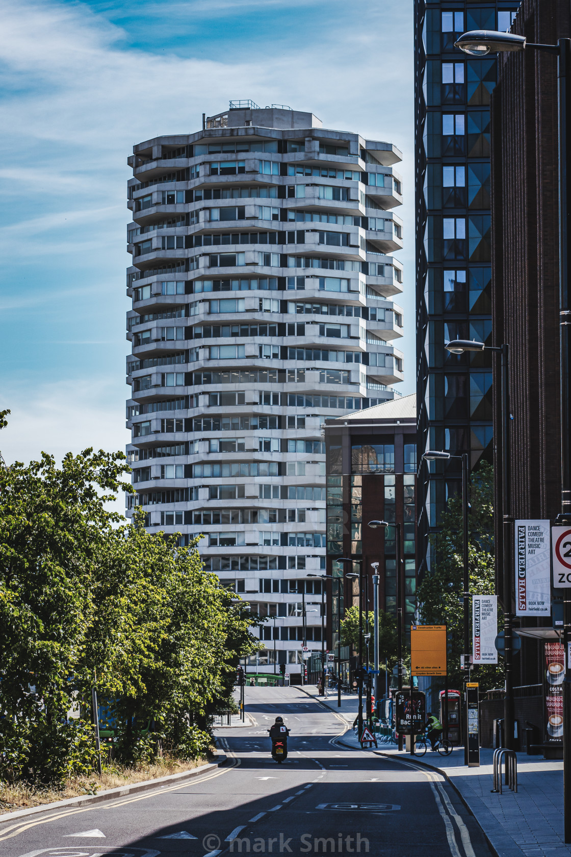 "Fifty pence building" stock image