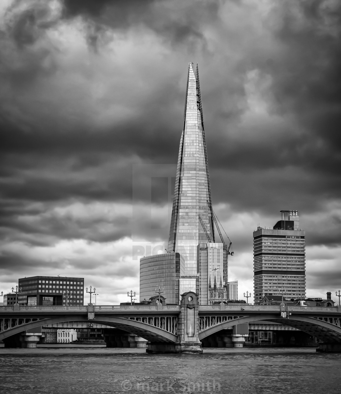 "The Shard and Guys." stock image