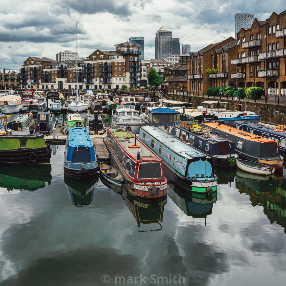 "Limehouse Basin" stock image