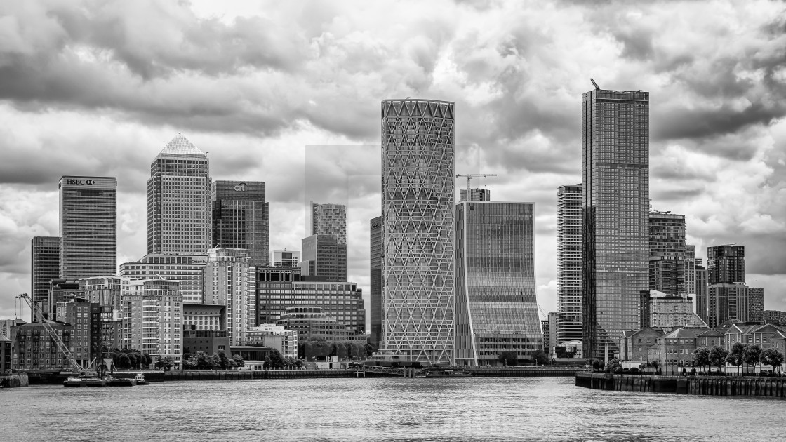 "Canary Wharf" stock image