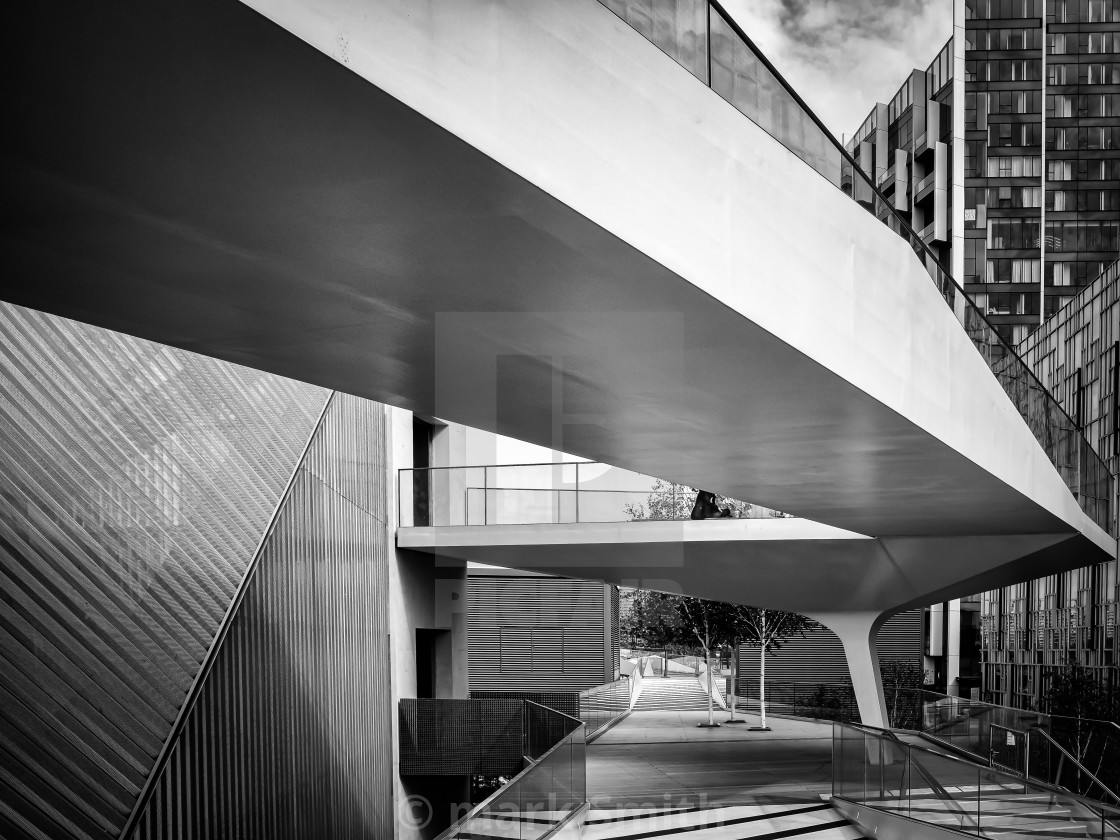 "skywalk, Greenwich" stock image