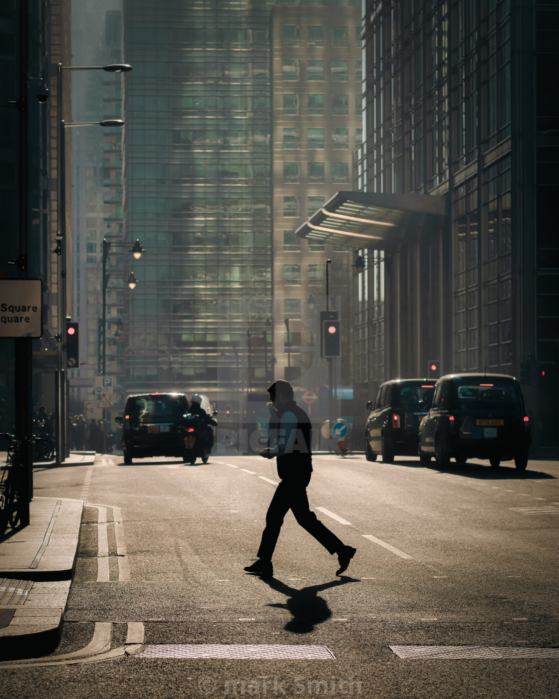 "crossing upper bank street" stock image