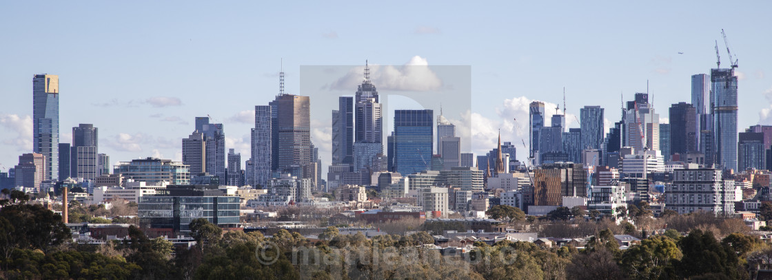 "Melbourne city architecture" stock image