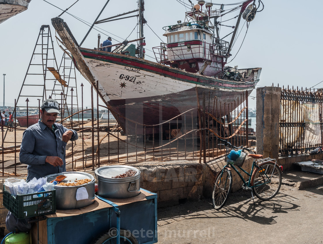 "The Vendor" stock image