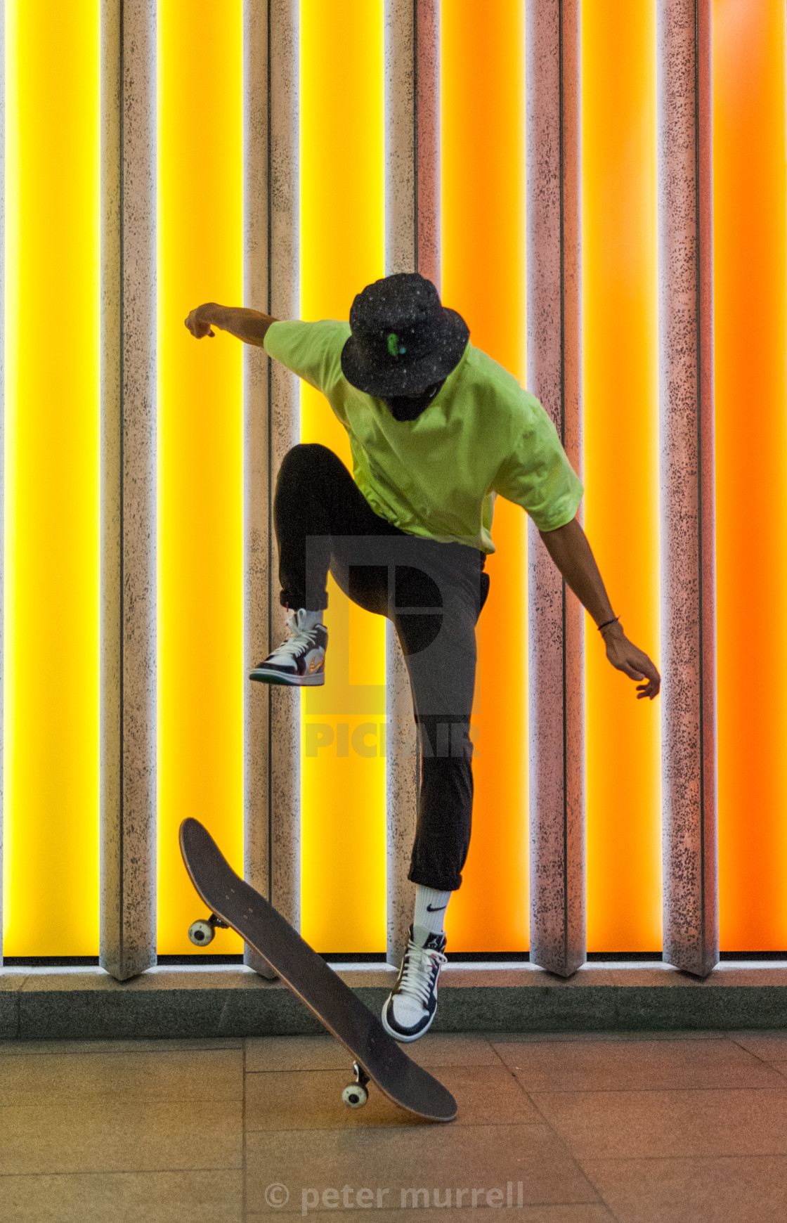 "The Skater" stock image