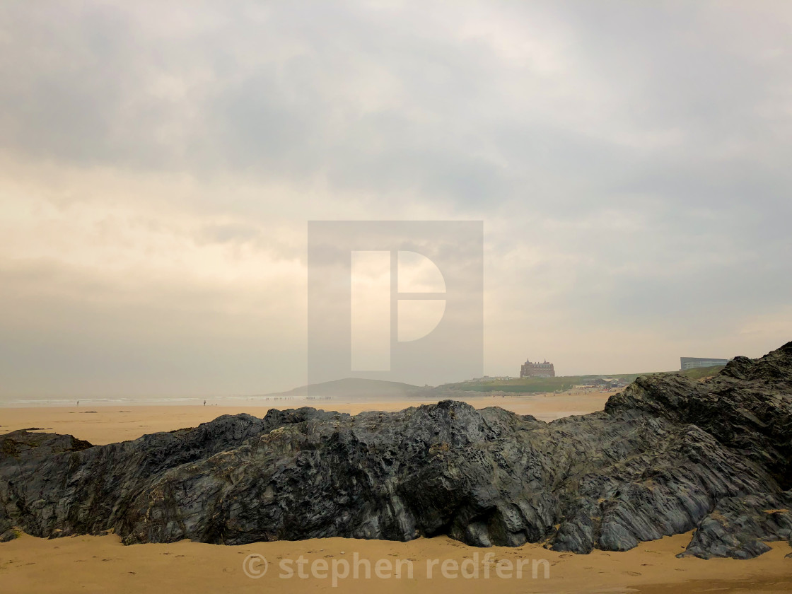 "Fistral Beach" stock image