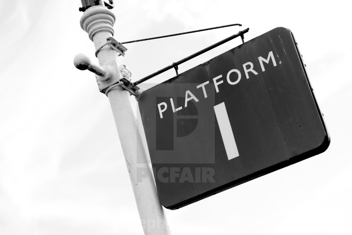 "Platform" stock image