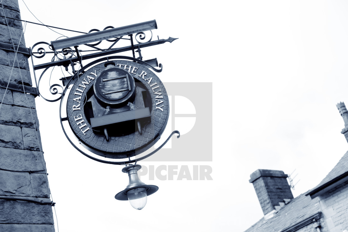 "Pub Sign" stock image