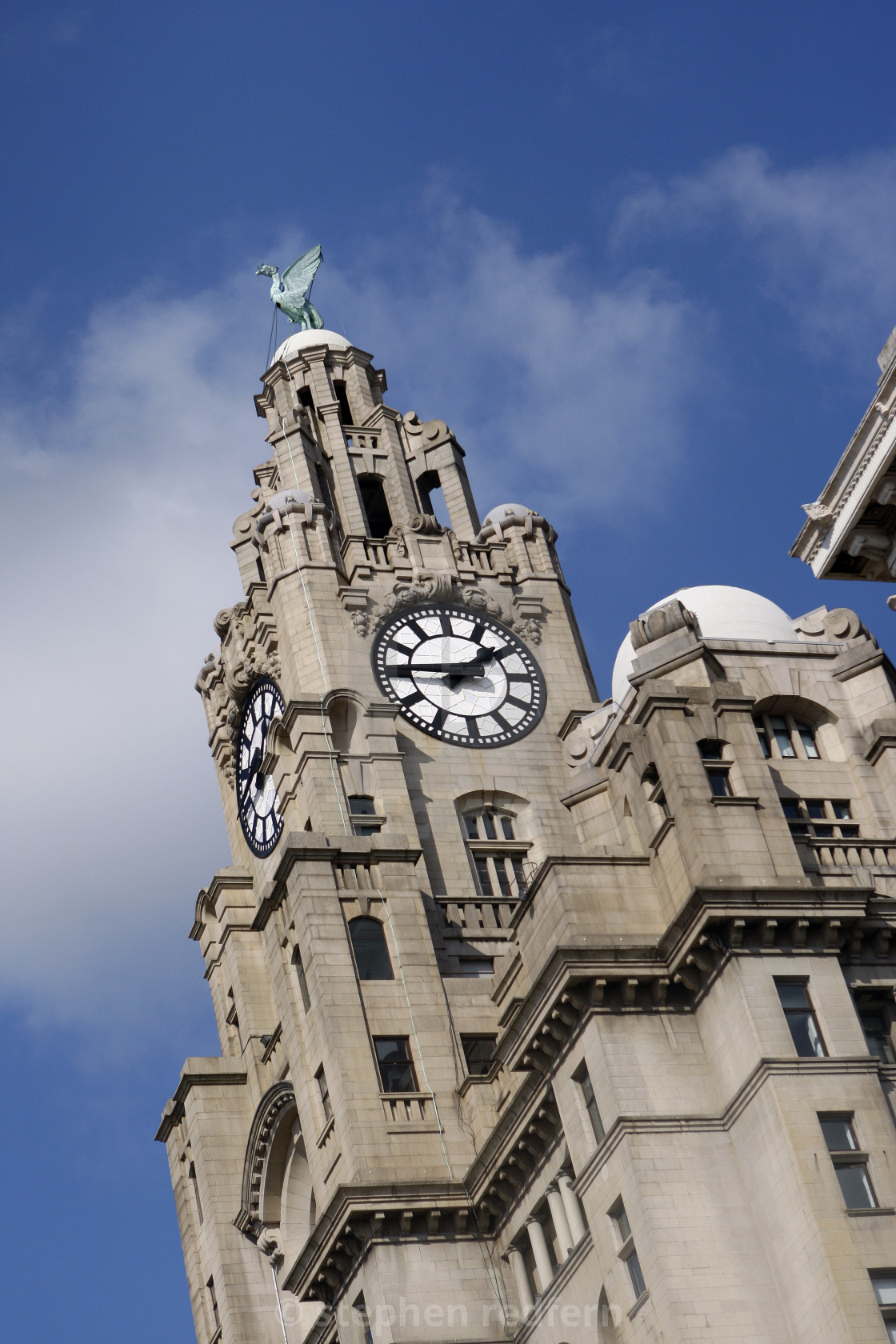 "Liver Building" stock image