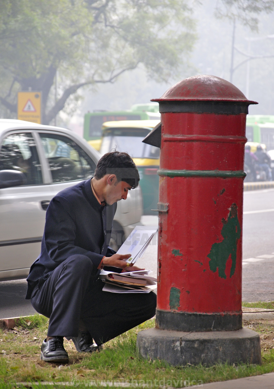 "The Postman" stock image