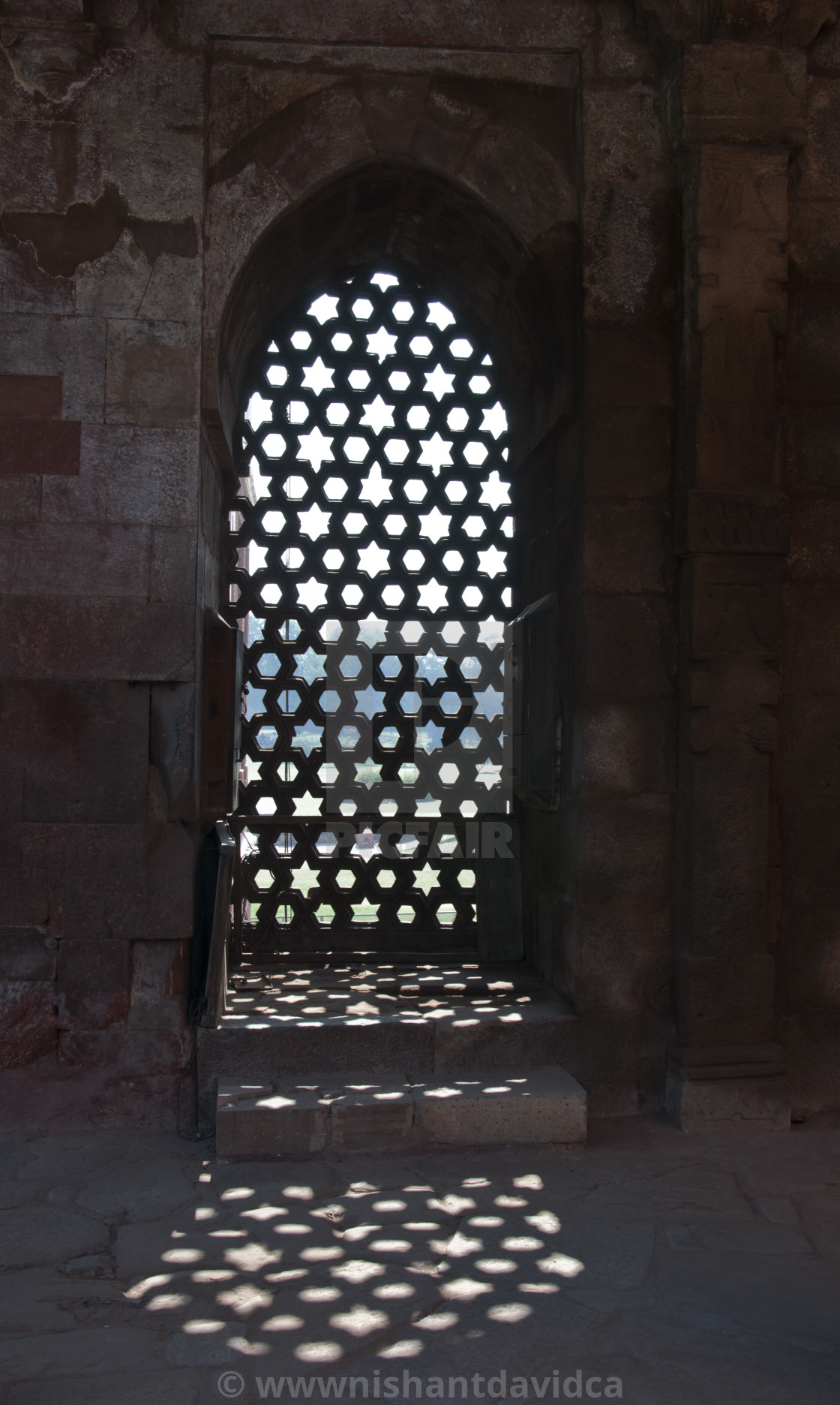 "The Qutb Minar" stock image