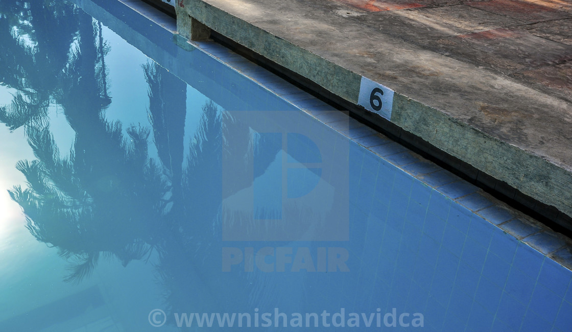 "A Swimming Pool" stock image