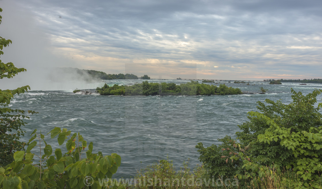 "The Niagara Falls" stock image