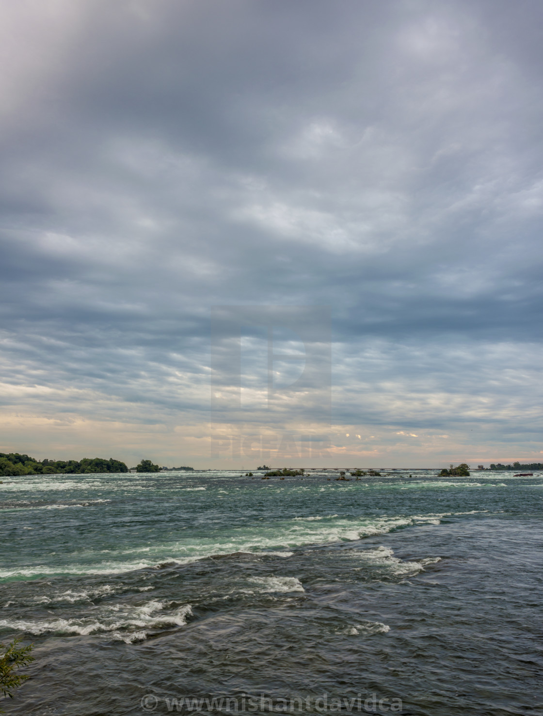 "The Niagara Falls" stock image