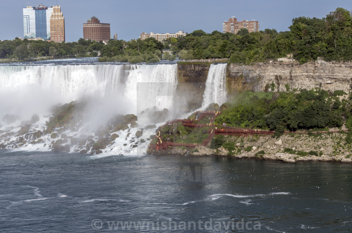 "The Niagara Falls" stock image