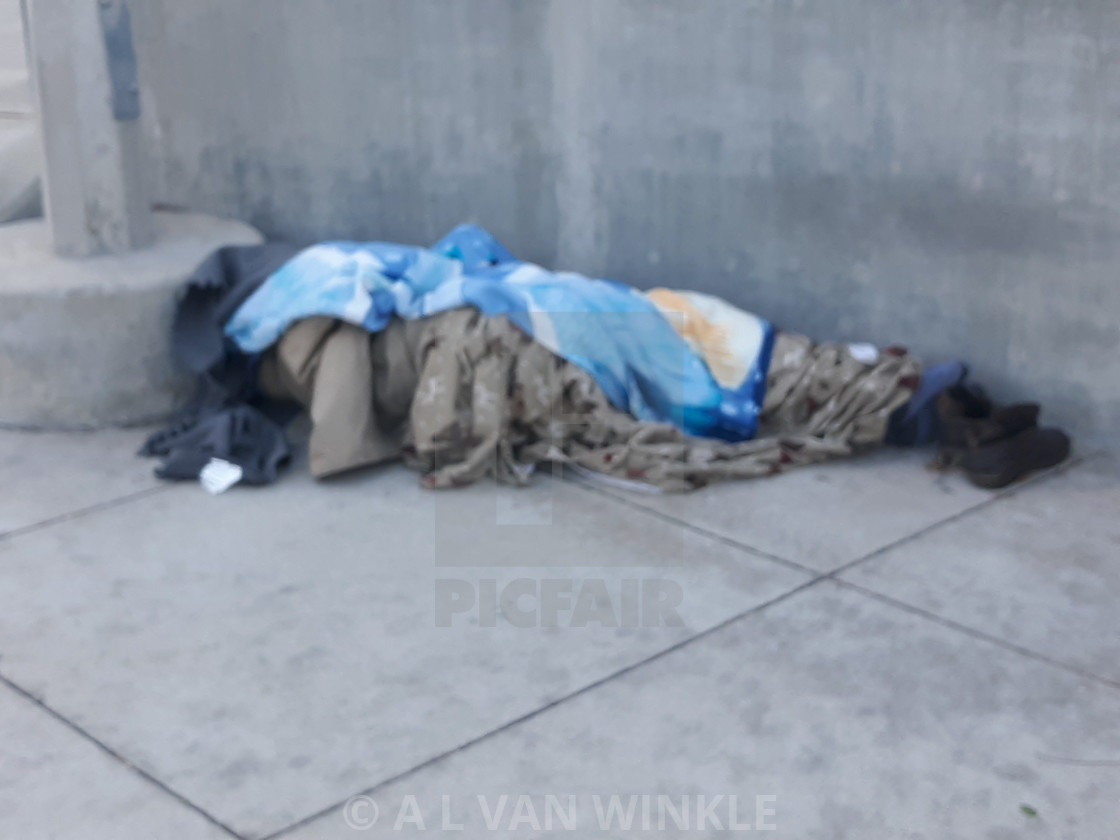 Homeless Person Sleeping License Download Or Print For 24 80