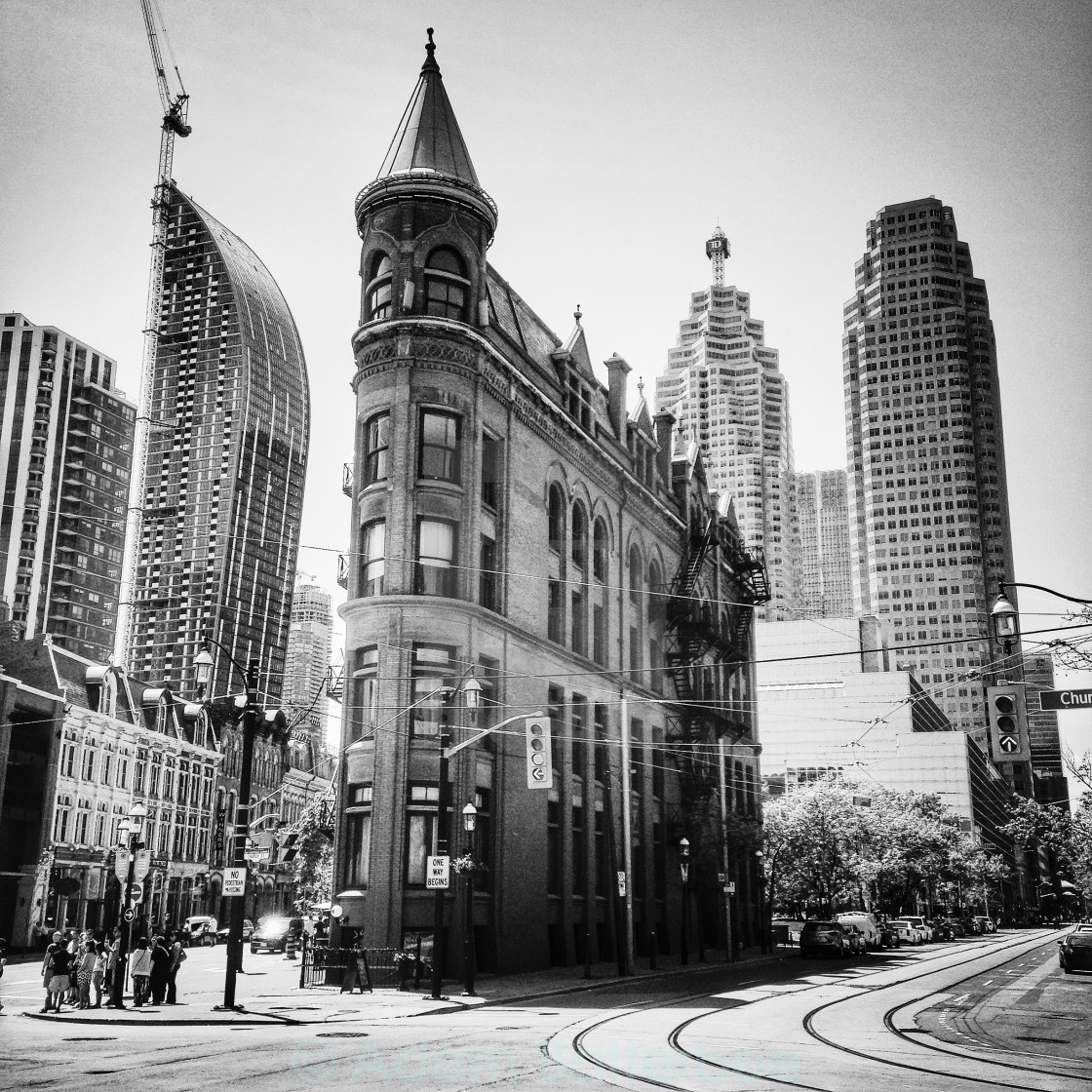 "Gooderham building, Toronto" stock image