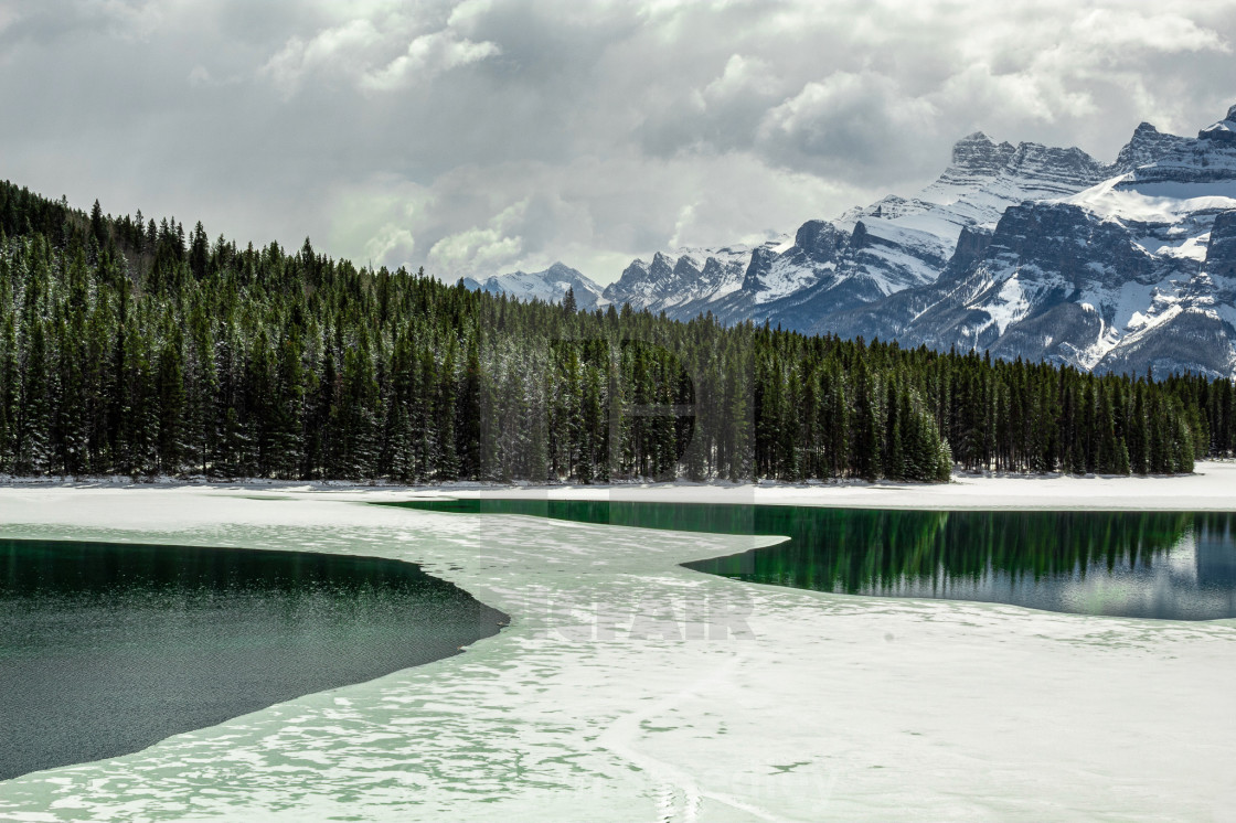 "Two Jack's Lake" by Adam Smedley - $7.72 "Two Jack's Lake" stock image