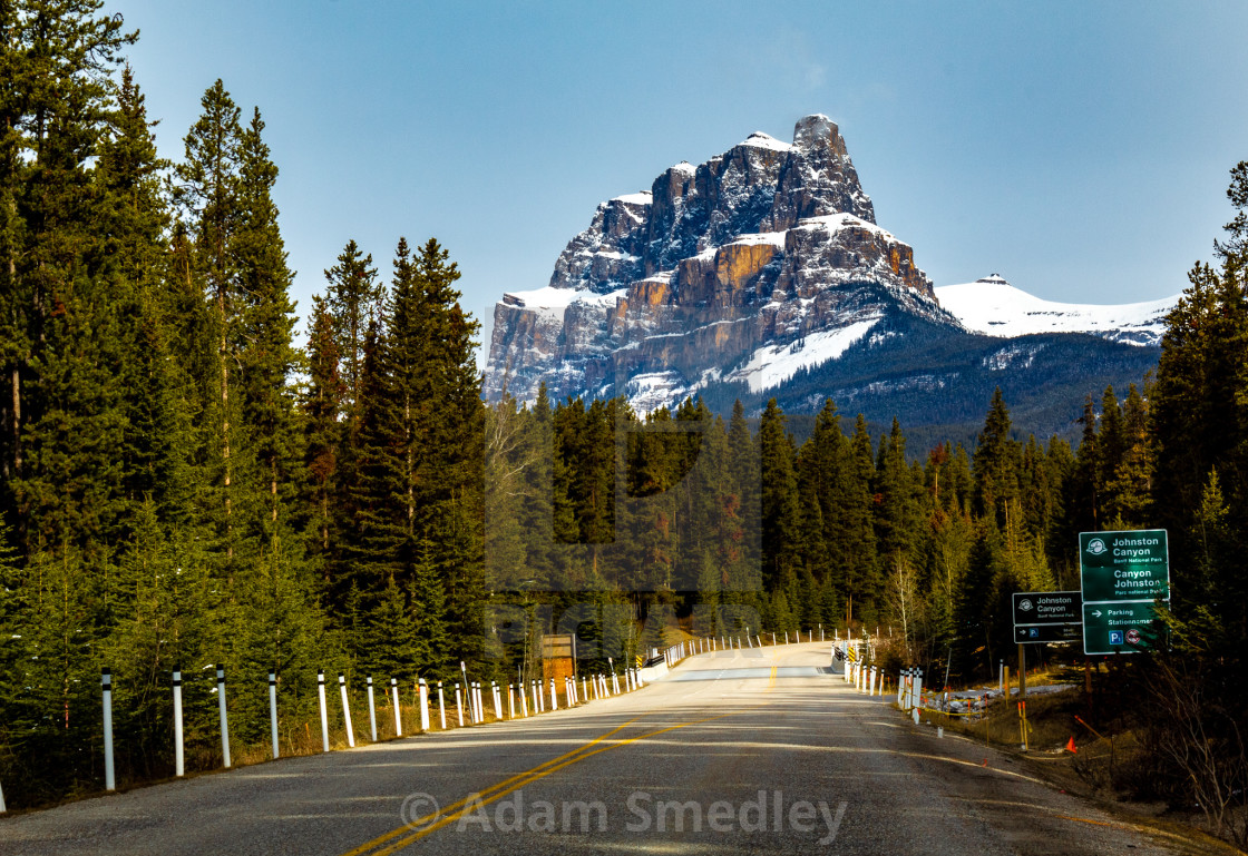 "Castle Mountain" by Adam Smedley - $7.72 "Castle Mountain" stock image