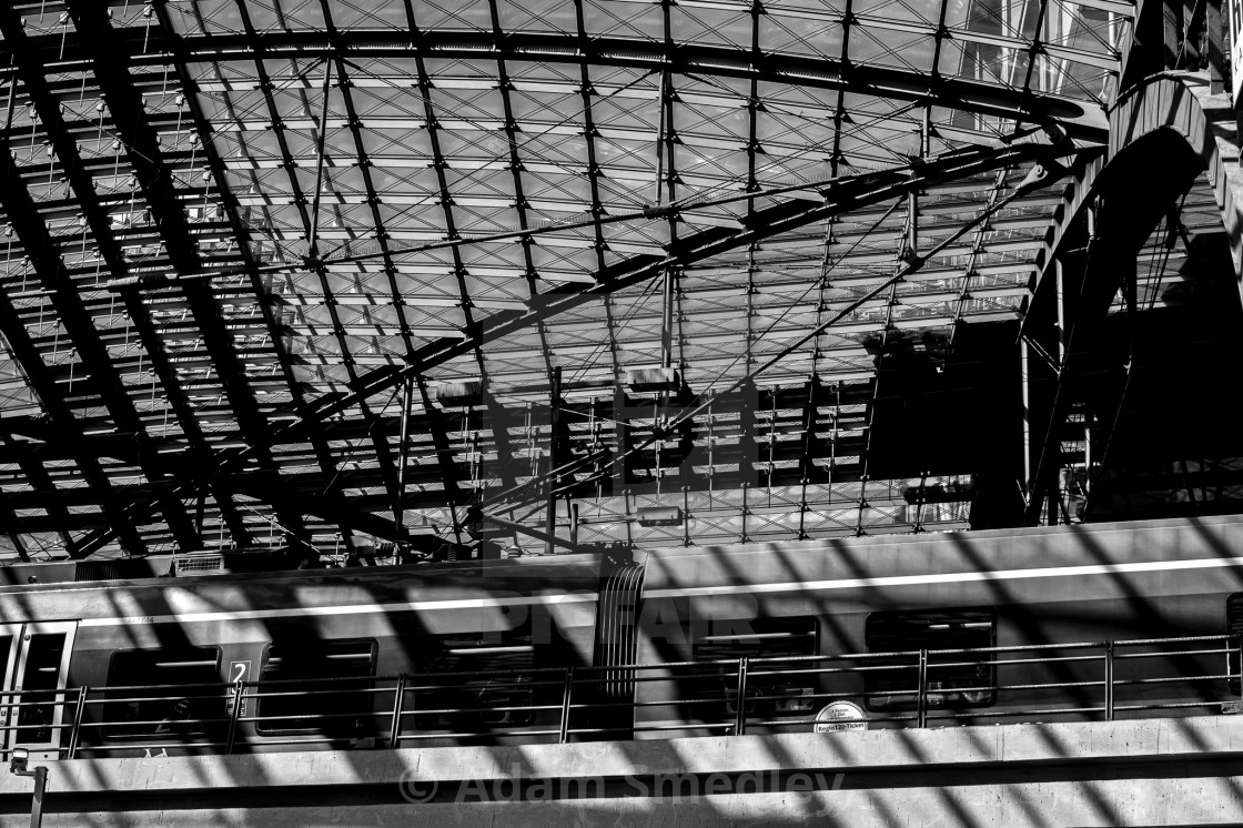 "Hauptbahnhof" by Adam Smedley - $7.72 "Hauptbahnhof" stock image
